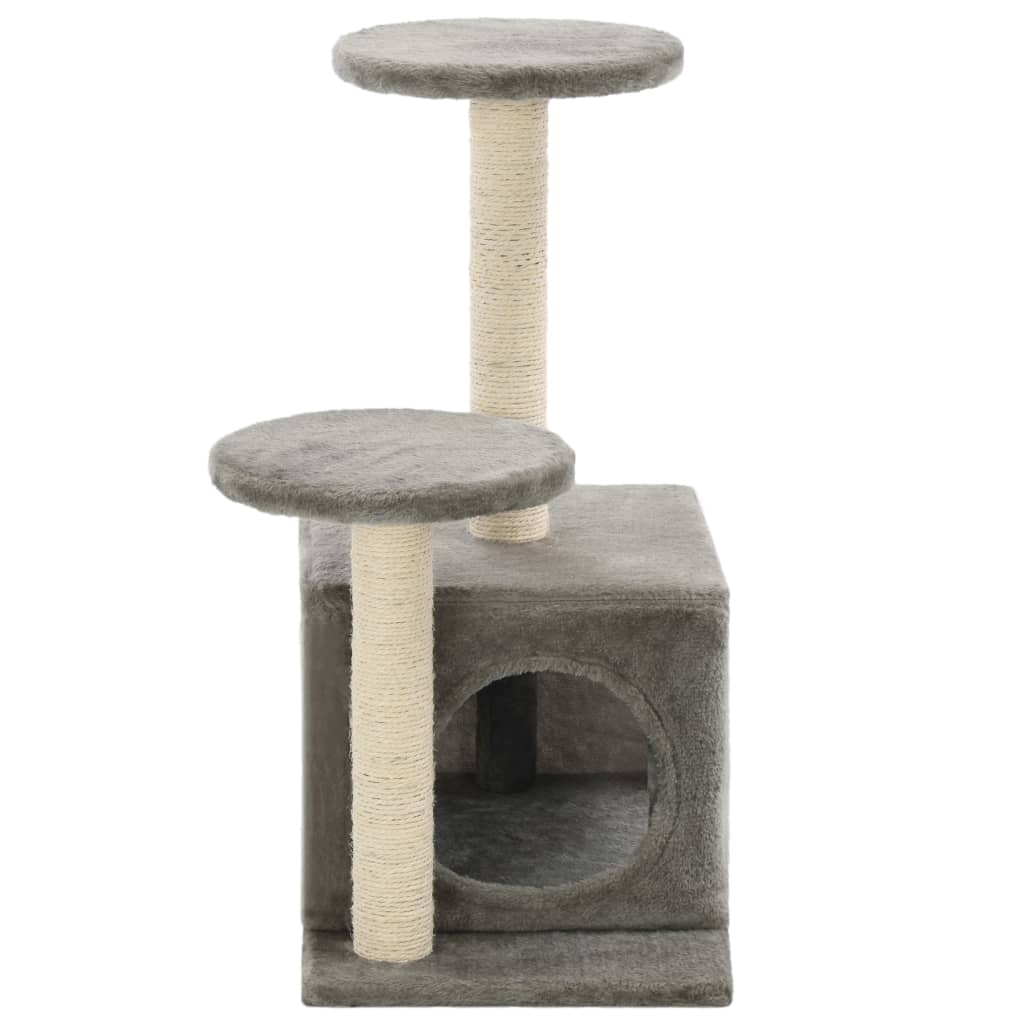 Katzenbaum Mit Sisal-Kratzsäulen 60 Cm