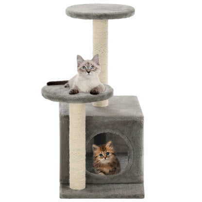 Katzenbaum Mit Sisal-Kratzsäulen 60 Cm