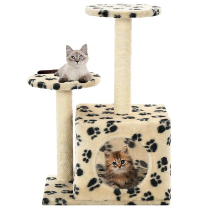 Katzenbaum Mit Sisal-Kratzsäulen 60 Cm