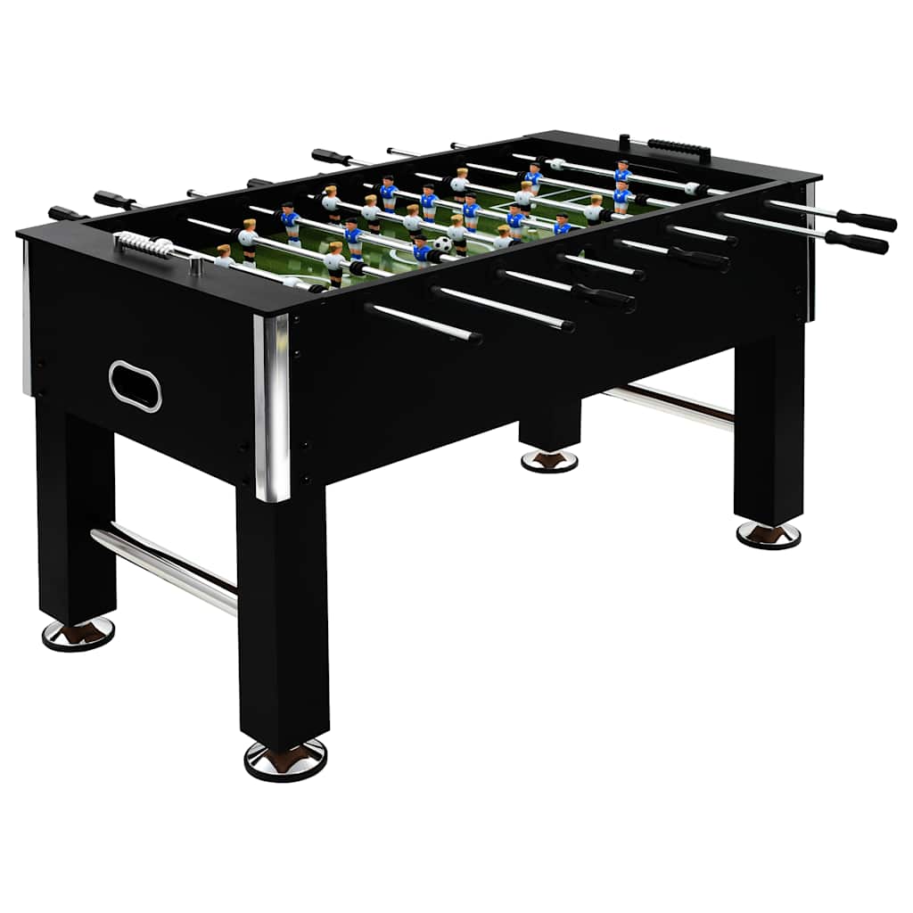 Kickertisch Stahl 60 Kg 140X74,5X87,5 Cm Und Schwarz