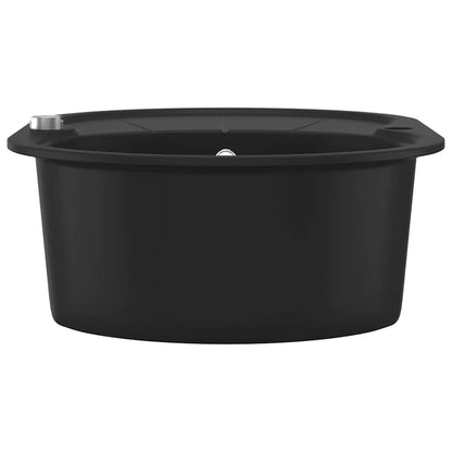 Granit Küchenspüle Einzelwaschbecken Oval