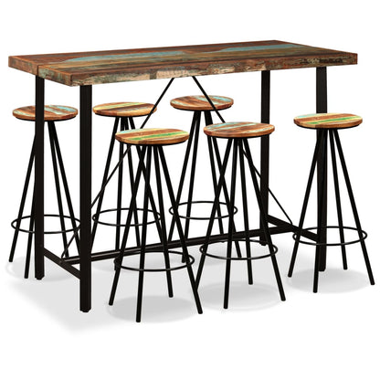 5-Tlg. Bar-Set Altholz Massiv