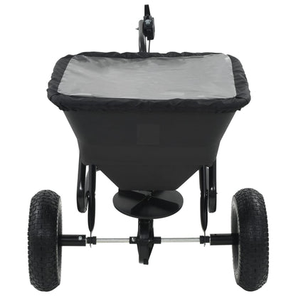 Handstreuwagen Salzstreuer Zum Ziehen Pvc Stahl 125X74X79Cm 45L