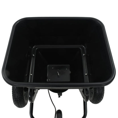 Handstreuwagen Salzstreuer Zum Ziehen Pvc Stahl 125X74X79Cm 45L