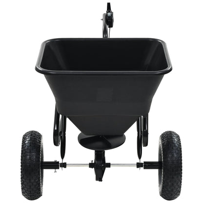 Handstreuwagen Salzstreuer Zum Ziehen Pvc Stahl 125X74X79Cm 45L