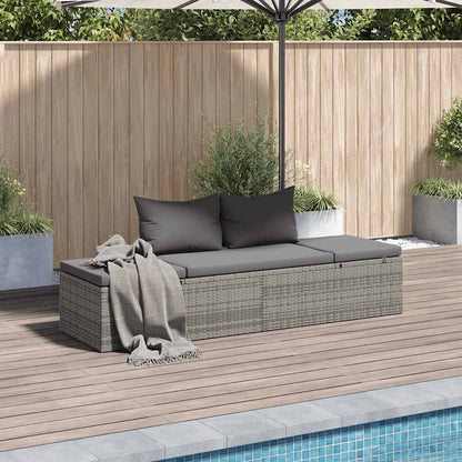 Gartenbett 195×60 Cm Poly Rattan