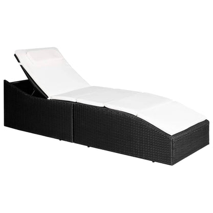 Sonnenliege Mit Auflage Poly Rattan