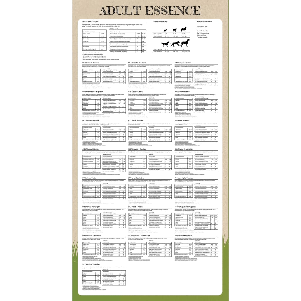 Trockenfutter Für Hunde Adult Essence Beef 2 Stk.