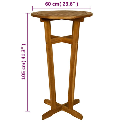 3-Tlg. Bar-Set Akazienholz Massiv