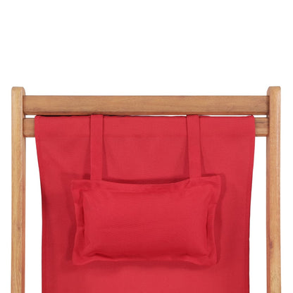 Strandstuhl Klappbar Stoff Und Massivholz