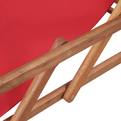 Strandstuhl Klappbar Stoff Und Massivholz
