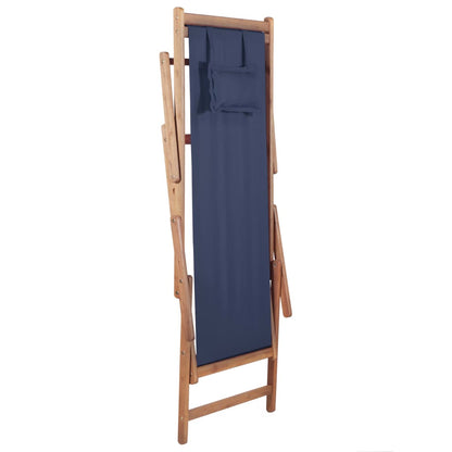 Strandstuhl Klappbar Stoff Und Massivholz