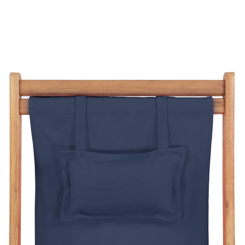 Strandstuhl Klappbar Stoff Und Massivholz