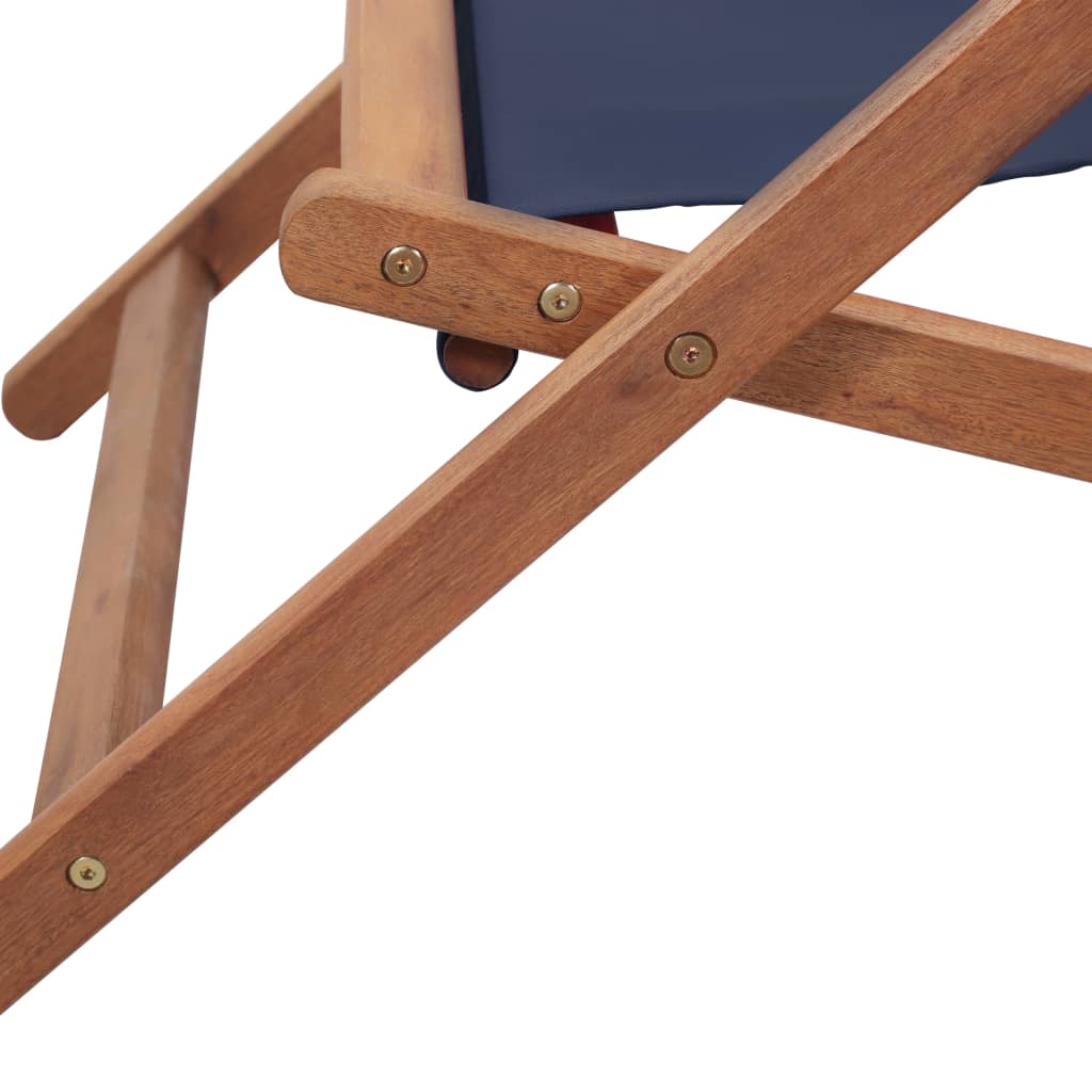 Strandstuhl Klappbar Stoff Und Massivholz
