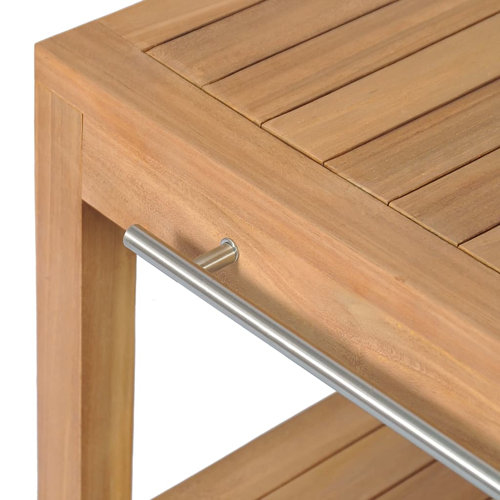 Waschtisch Massivholz Teak Mit Waschbecken Aus Flussstein