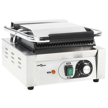 Gerillter Panini-Grill Edelstahl 1800 W 31X30,5X20 Cm