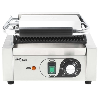 Gerillter Panini-Grill Edelstahl 1800 W 31X30,5X20 Cm