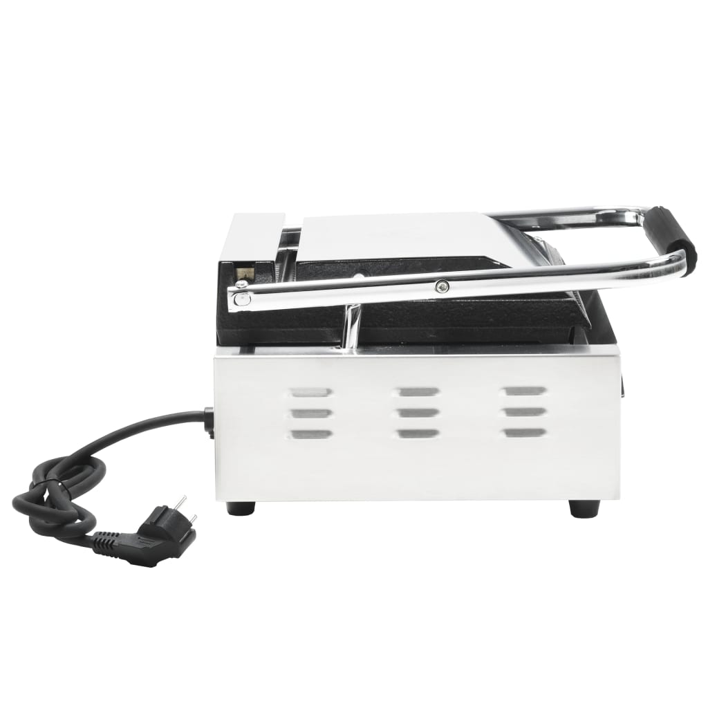 Gerillter Panini-Grill Edelstahl 1800 W 31X30,5X20 Cm