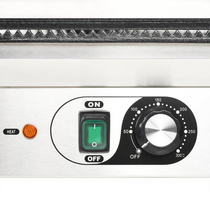 Gerillter Panini-Grill Edelstahl 1800 W 31X30,5X20 Cm