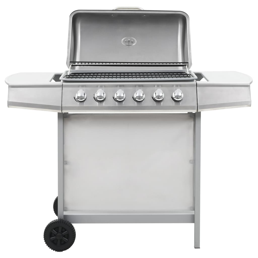 Gasgrill Mit 6 Flammen Stahl