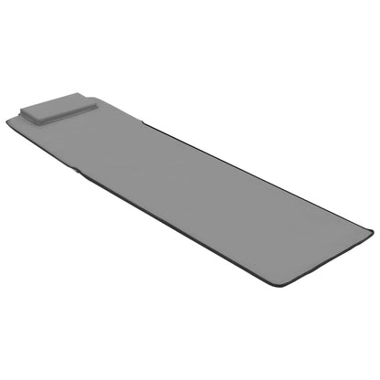 Klappbare Strandmatte 2 Stk. Stahl Und Stoff