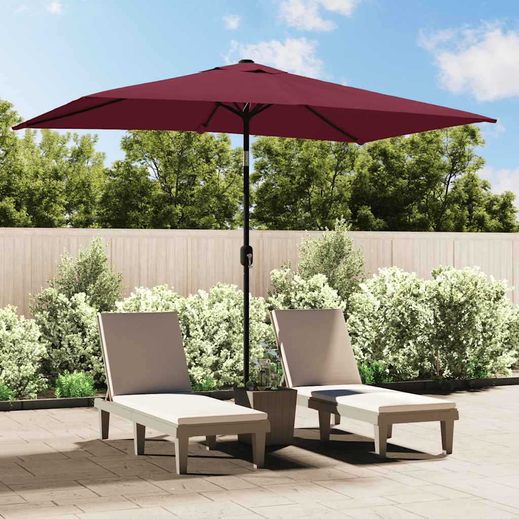 Sonnenschirm Mit Metall-Mast 300X200 Cm