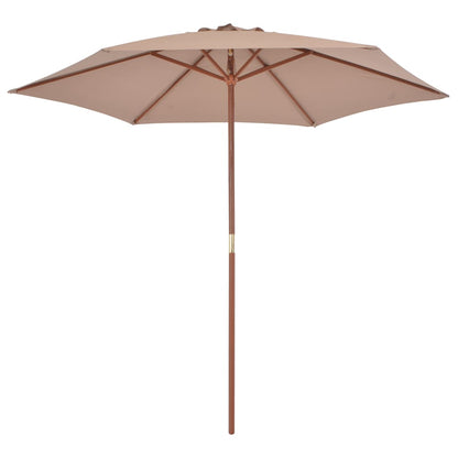 Sonnenschirm Mit Holz-Mast 270 Cm