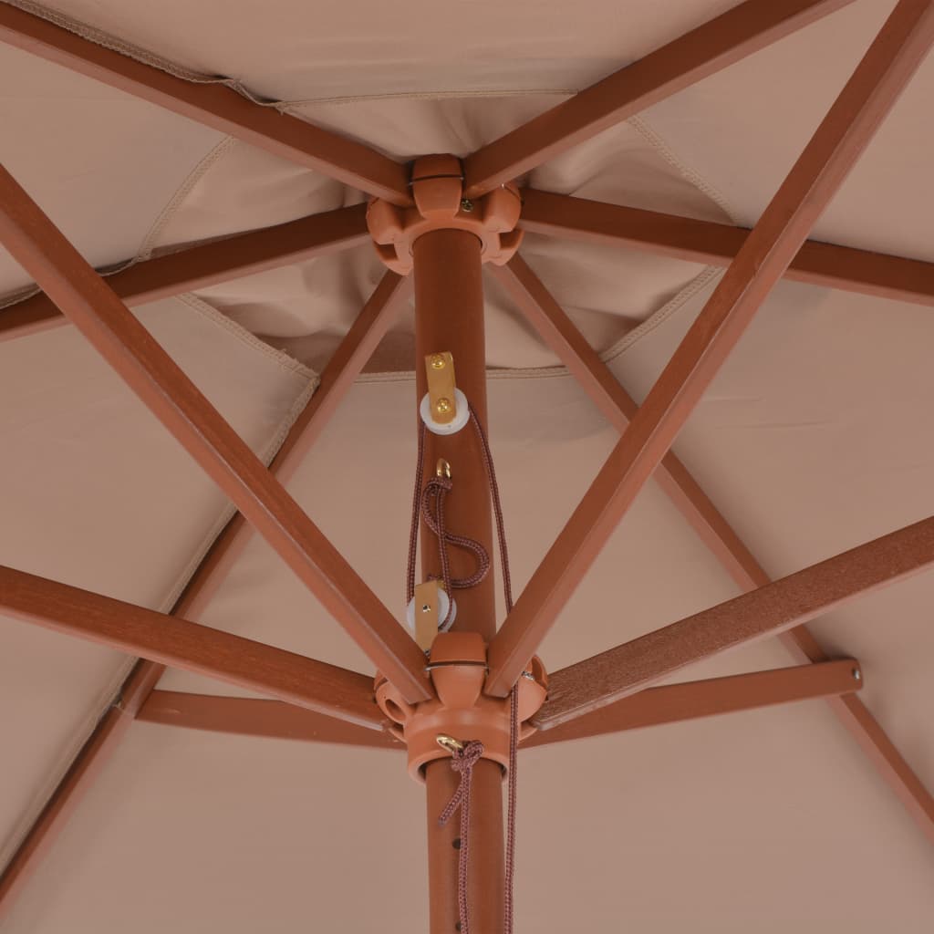 Sonnenschirm Mit Holz-Mast 270 Cm