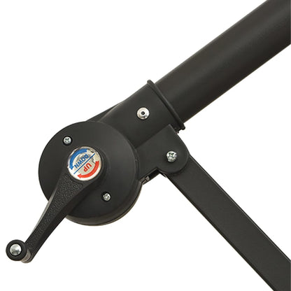 Ampelschirm Mit Led-Beleuchtung Und Metall-Mast 350 Cm Sandweiß