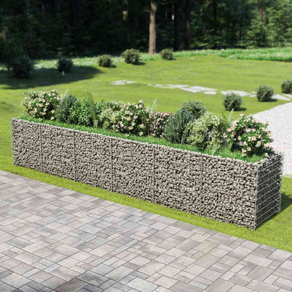 Gabionen-Hochbeet Verzinkter Stahl 50×50×50 Cm
