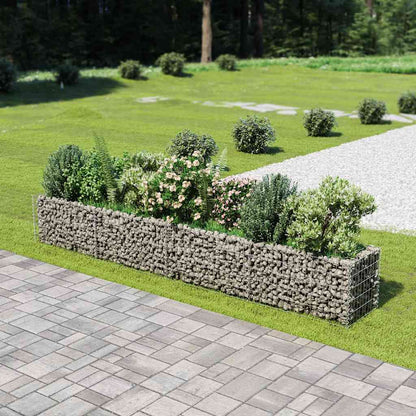Gabionen-Hochbeet Verzinkter Stahl 50×50×50 Cm