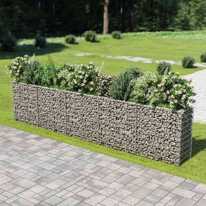 Gabionen-Hochbeet Verzinkter Stahl 50×50×50 Cm