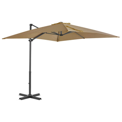 Ampelschirm Mit Aluminium-Mast 250X250 Cm Taupe