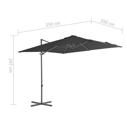 Ampelschirm Mit Stahl-Mast 250X250 Cm