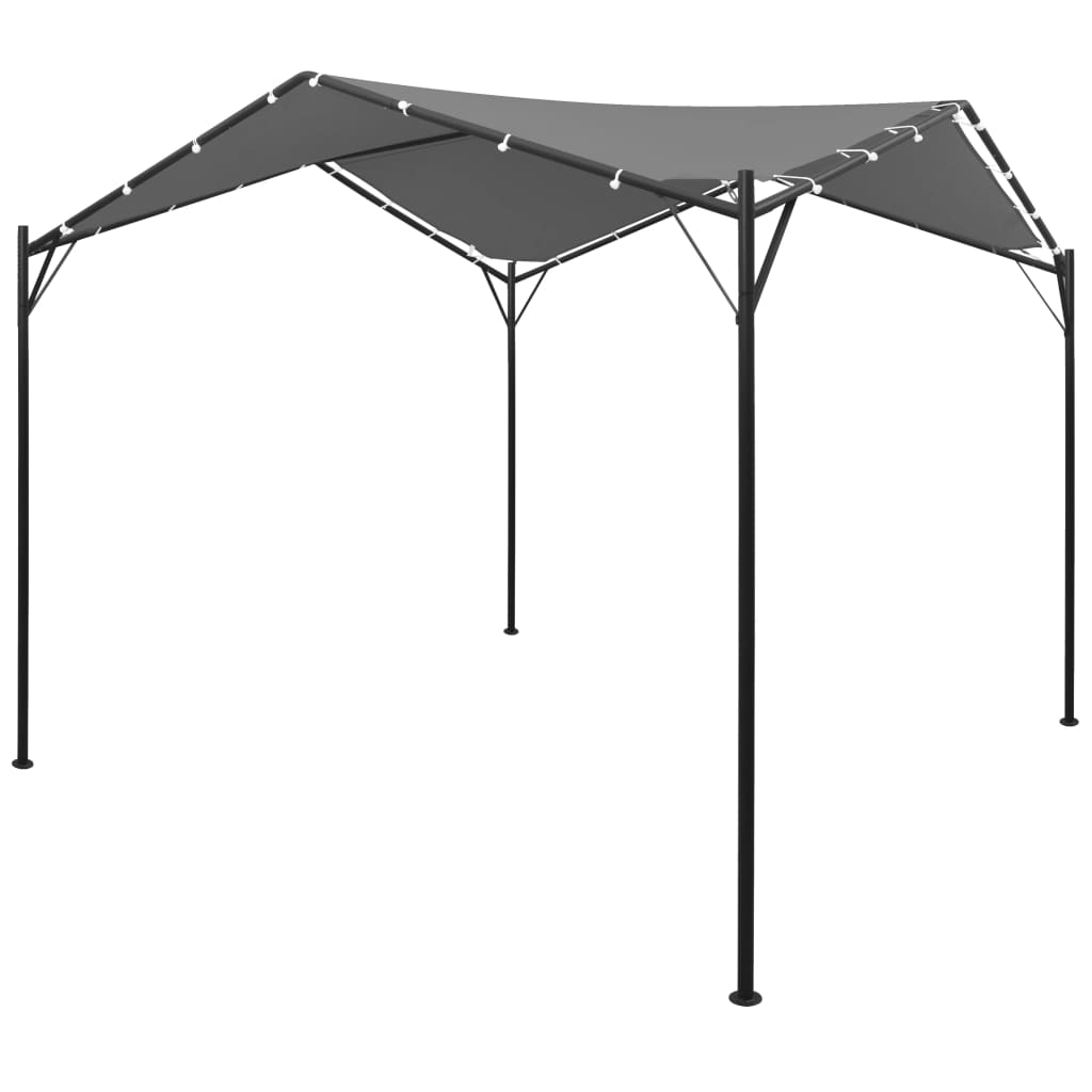 Gartenpavillon Anthrazit 4X4 M