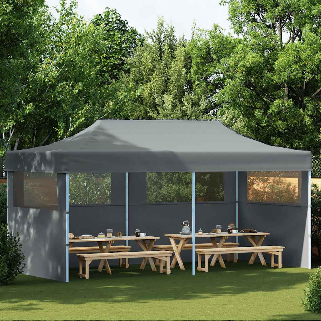 Pop-Up Partyzelt Mit Seitenwänden Faltbar 3 X 6 M