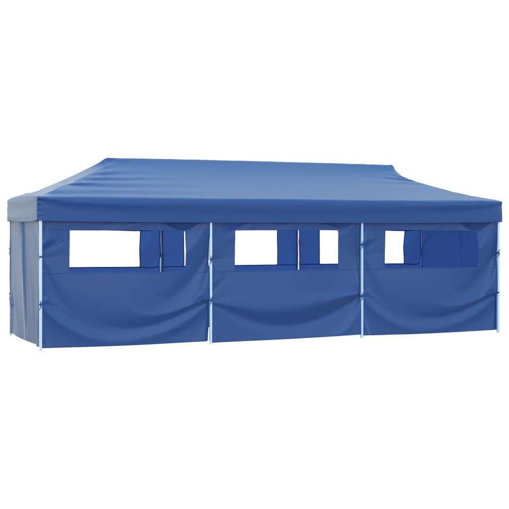 Faltzelt Partyzelt Pop-Up Mit 8 Seitenwänden 870X291X315 Cm