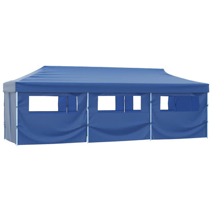 Faltzelt Partyzelt Pop-Up Mit 8 Seitenwänden 870X291X315 Cm