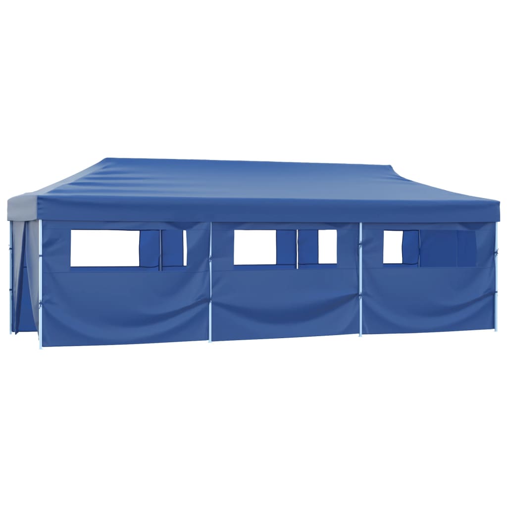 Faltzelt Partyzelt Pop-Up Mit 8 Seitenwänden 870X291X315 Cm