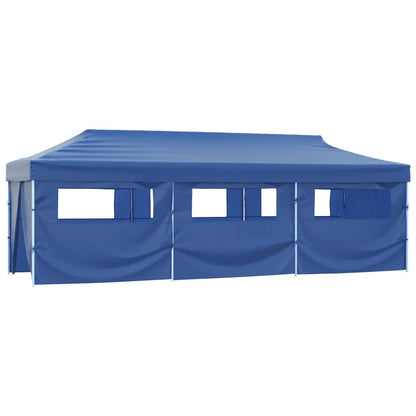 Faltzelt Partyzelt Pop-Up Mit 8 Seitenwänden 870X291X315 Cm