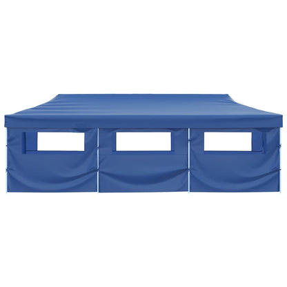 Faltzelt Partyzelt Pop-Up Mit 8 Seitenwänden 870X291X315 Cm