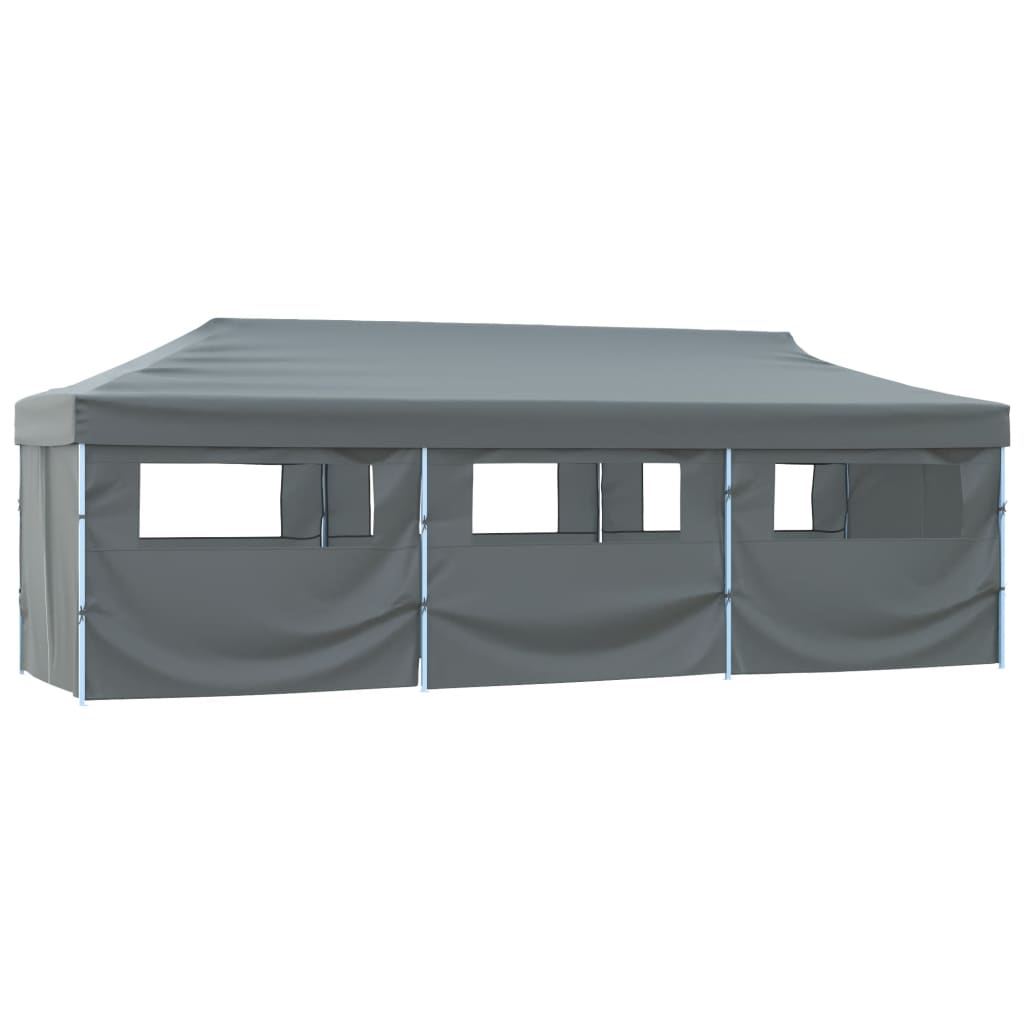 Faltzelt Partyzelt Pop-Up Mit 8 Seitenwänden 870X291X315 Cm