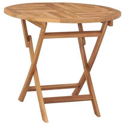 Gartentisch Klappbar 85X76 Cm Massivholz Teak
