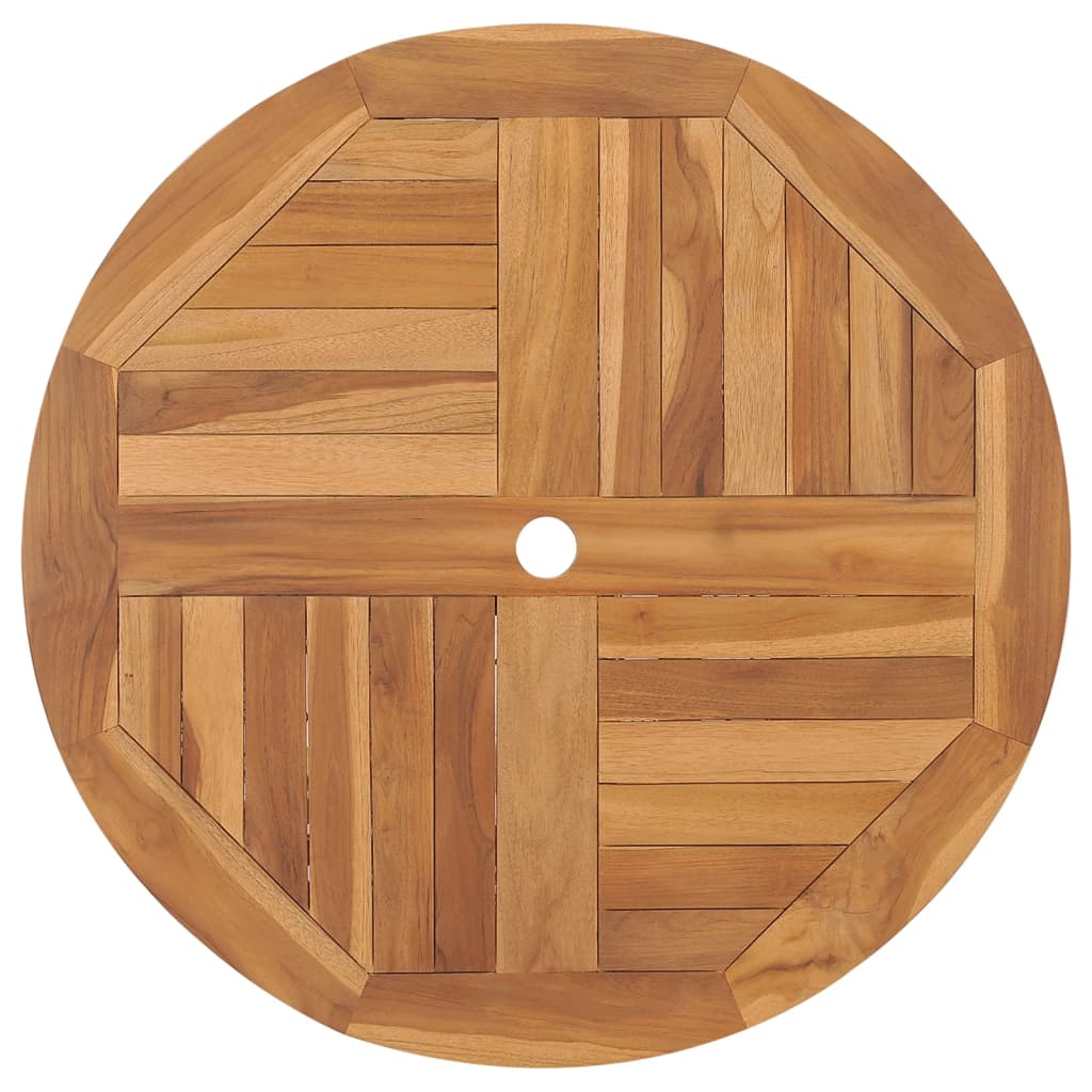 Gartentisch Klappbar 85X76 Cm Massivholz Teak