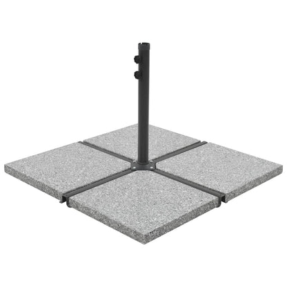 Sonnenschirm-Gewichtsplatte Granit 25 Kg Quadratisch