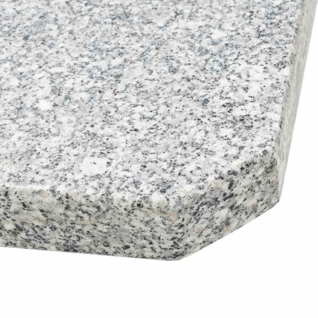 Sonnenschirm-Gewichtsplatte Granit 25 Kg Quadratisch