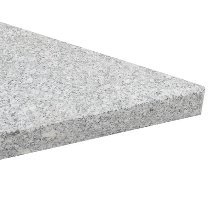 Sonnenschirm-Gewichtsplatte Granit 15 Kg Dreieckig Grau