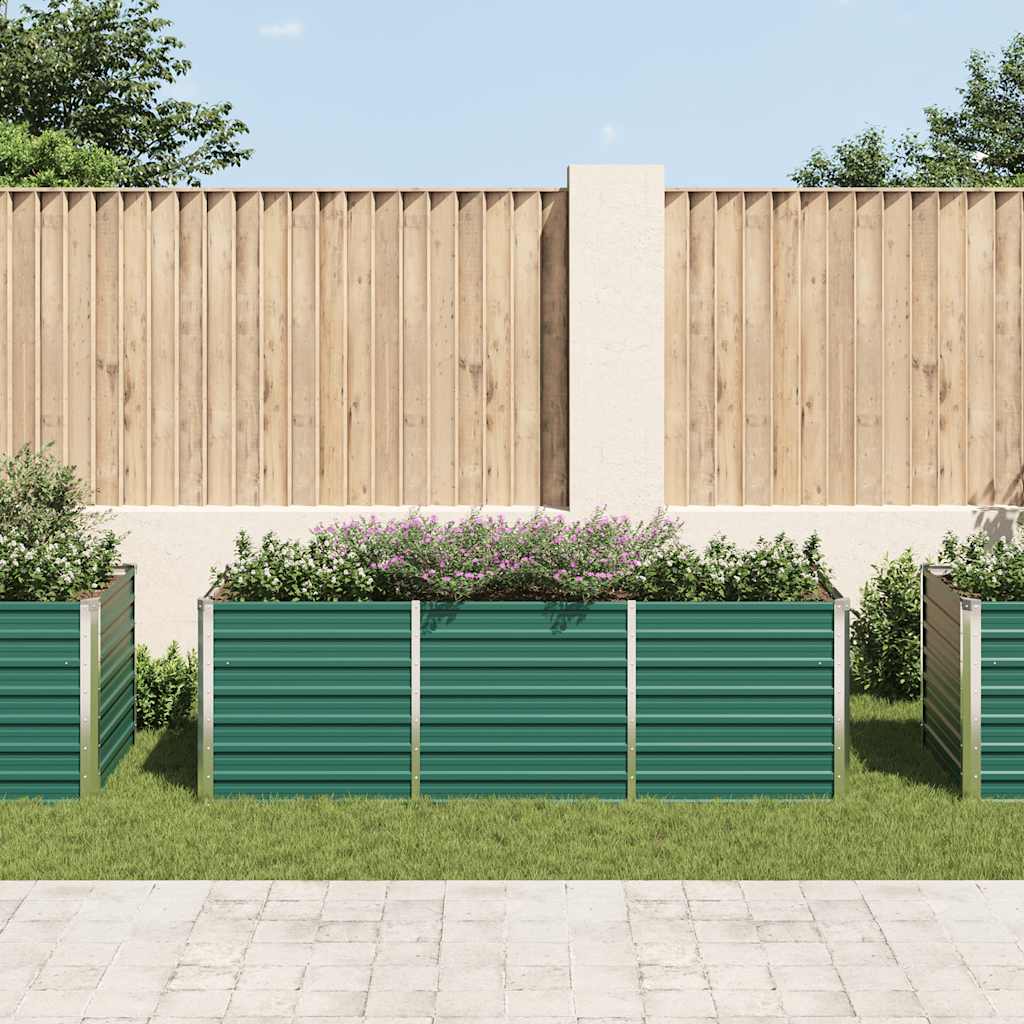 Garten-Hochbeet Verzinkter Stahl 240X80X77 Cm