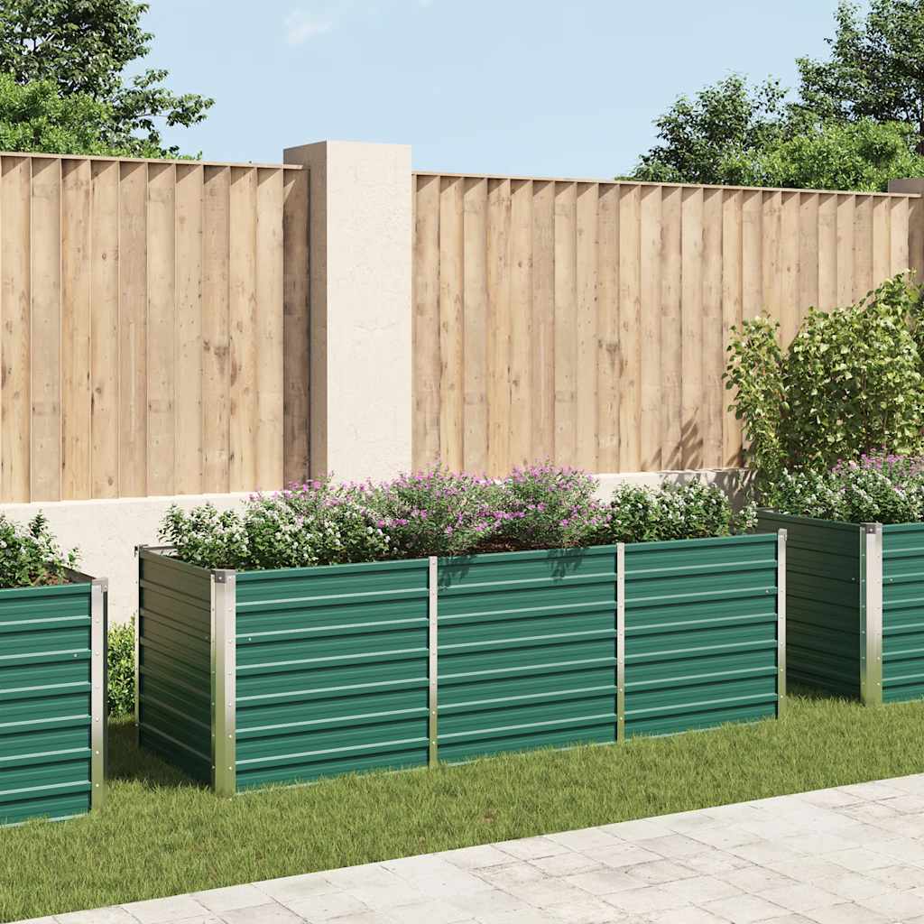 Garten-Hochbeet Verzinkter Stahl 240X80X77 Cm