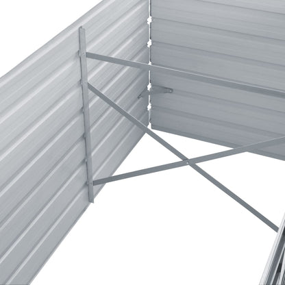 Garten-Hochbeet Verzinkter Stahl 240X80X45 Cm